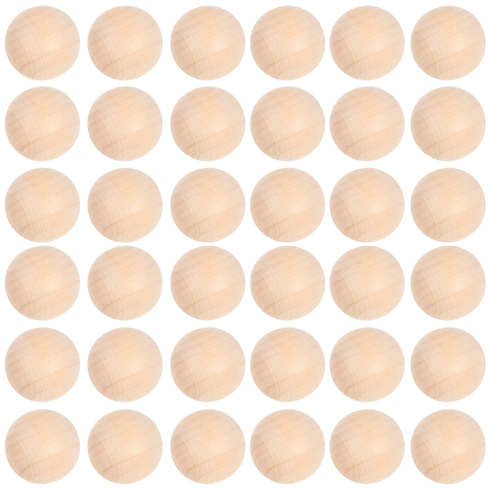 

50 Pcs 2 Simple Wooden Beads 5cm Jewelry Making Bead Round Natural Lotus Wood Smooth DIY Craft Jewelry Home Decor