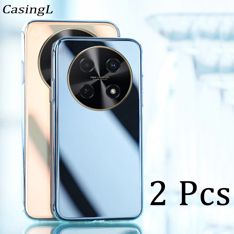 

2Pcs Clear Case For Huawei Nova 12i Transparent Silicone Water Soft Back Cover For Huawei Nova 12S 12 SE Phone Shell