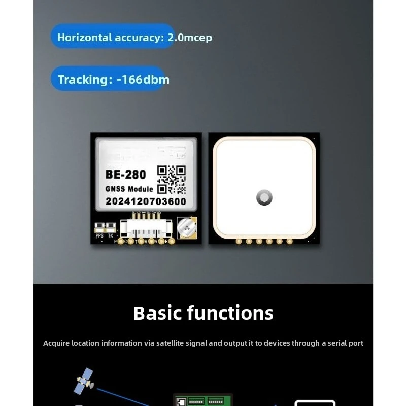 

for Beitian M10050 10th generation three-mode GNSS compass QMC5883L drone flight control Beidou GPS positioning module