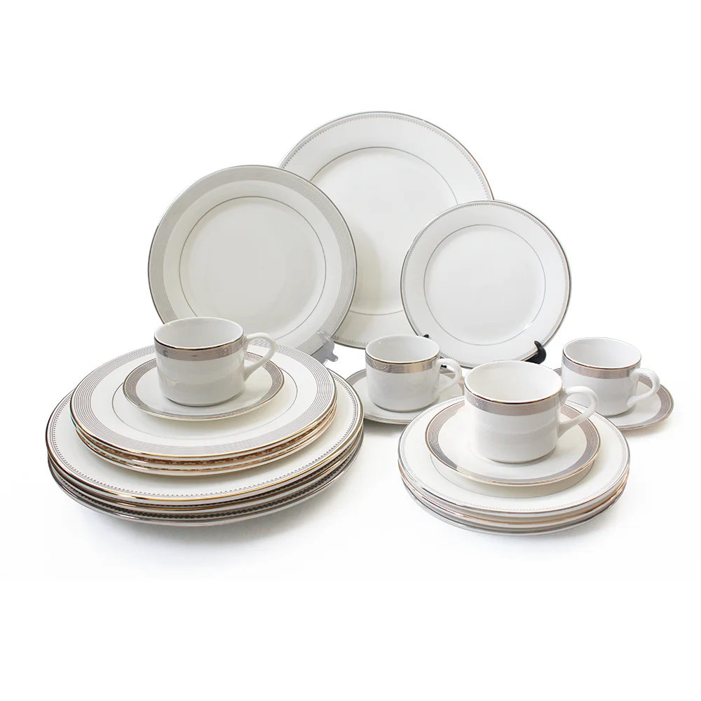 Cheap white dinner plates dessert plates for restaurant hotel