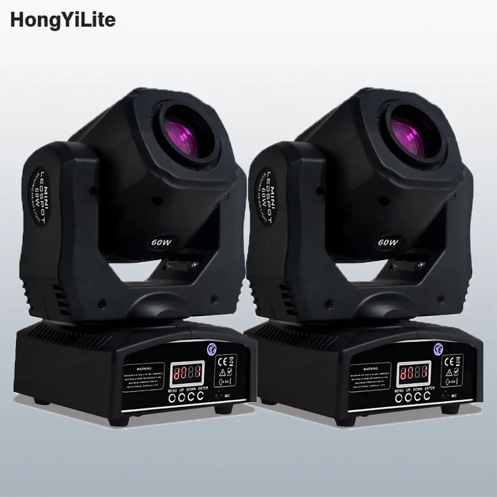 DMX Light LED 60W Mini Projector Moving Head Lyre Spot Mobile DJ Light With 8 Gobos For Home Party Disco Nightclub Wedding Bar