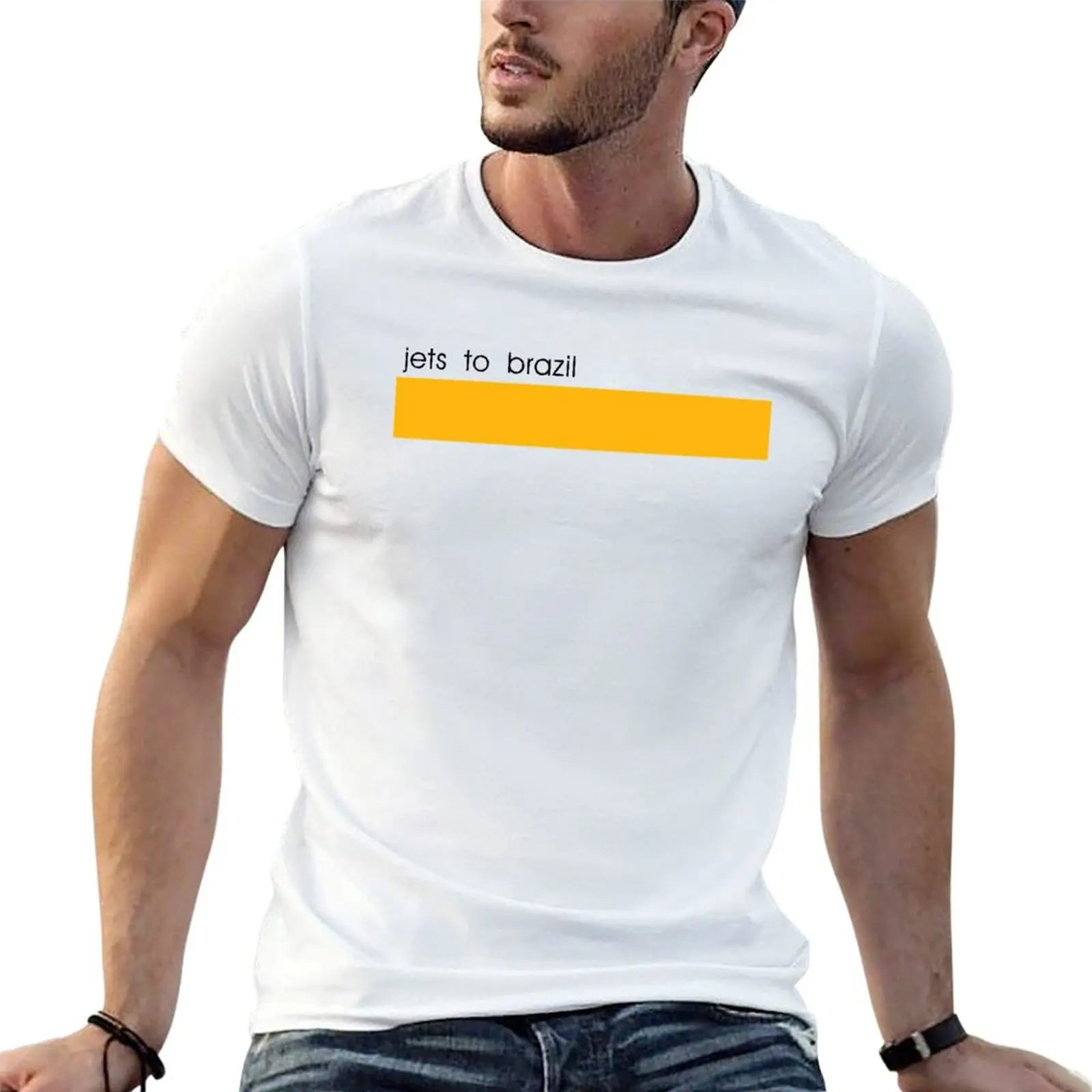 Jets To Brazil Orange Rhyming Dictionary Logo T-Shirt Plus Size All Match Tee Shirt