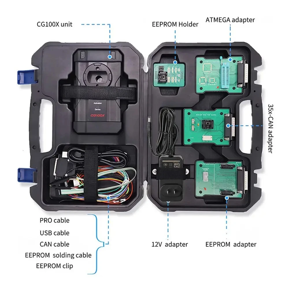 New Generation CGDI CG100X Chip Programmer Analyzer Electronic SRS Reset Mileage Adjustment BCM Support Newly Added RH850