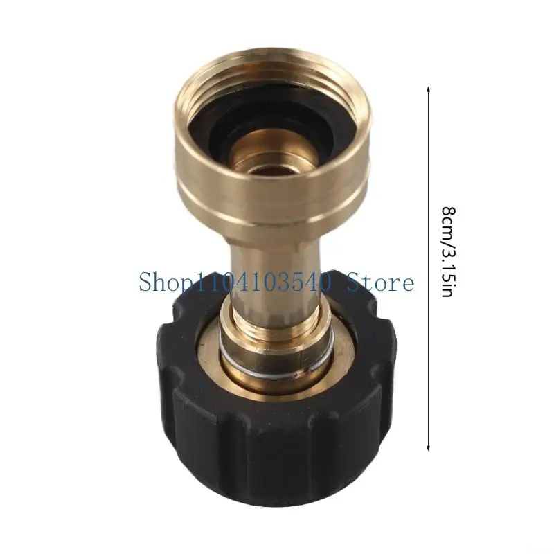 02DC 3/4inch Female Thread Washer Adapter with Grip Base for Garden Hose Use