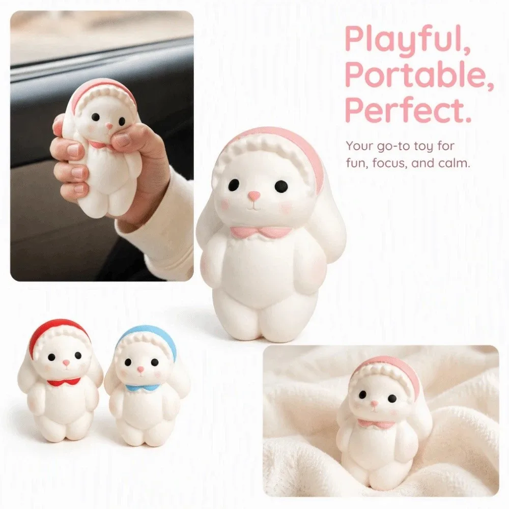 Vent Slow Rebound Rabbit Squishy Slow Rising Super Soft Bunny Squeeze Assorted Colors Cute Rabbit Slow Rising Holiday Gifts