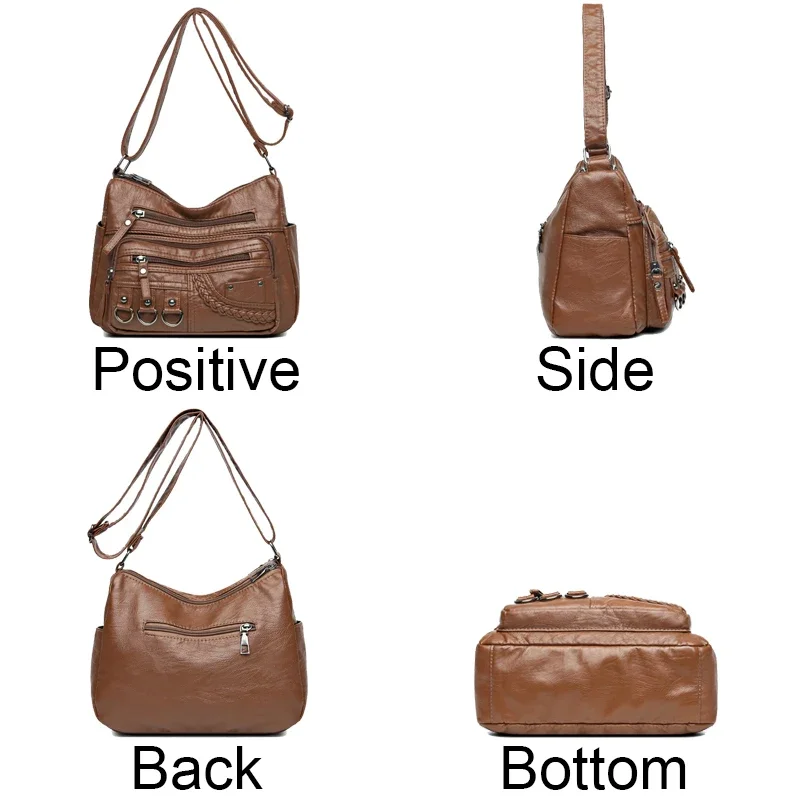 2024 yeni bayanlar yumuşak deri çanta yüksek kaliteli çantalar ve çanta ünlü tasarımcı kadınlar için Crossbody omuzdan askili çanta SSacs à ana
