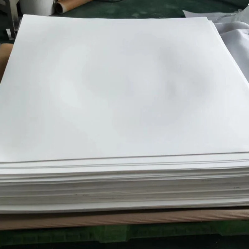 500X500MM White PTFE Film High Strength Temperature PTFE Sheet Thickness 0.3 /0.5/ 0.8/ 1 /3mm PTFE Sheets