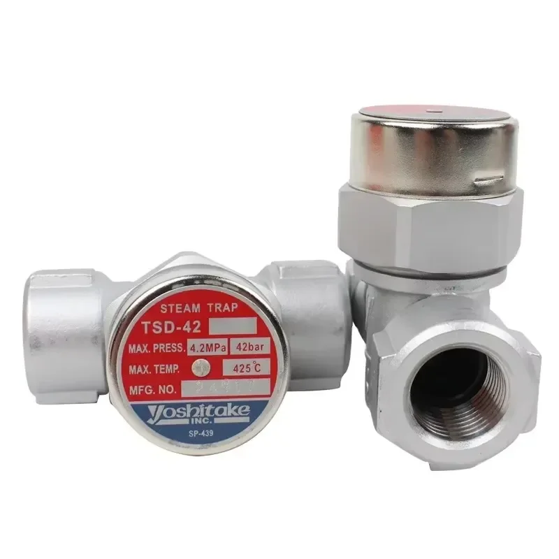 2026 Latest Stainless Steel Disc Type Steam Trap TSD-42 for High Temperature Steam Condensate 1/2inch 3/4inch 1inch