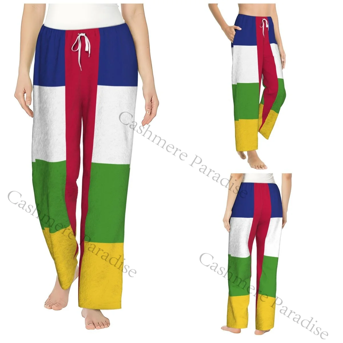 

C.A.R Flag Flannel Pajama Pants for Women Soft Warm Sleep Pants with Elastic Waistband