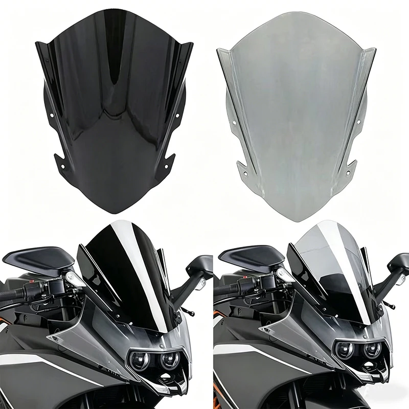 

Windshield For RC 390 200 125 RC125 RC200 RC390 2014-2021 2020 2019 2018 WindScreen Motorcycle Accessories Fairing Deflector