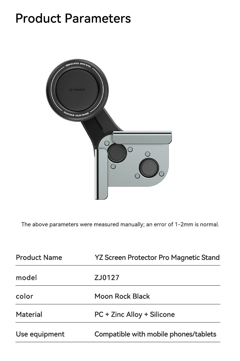 YZ für Tesla Model Y/YL Juniper 3 Highland Bildschirm Handyhalterung 15W Kabelloses Ladegerät Magnetische Halterung für Alle Handyzubehörteile – Detail 18