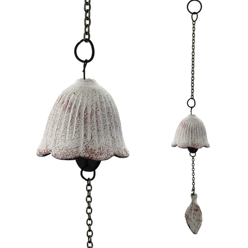 โบราณเหล็กกลางแจ้ง Wind Chimes กลางแจ้งแขวนจี้ Lucky Temple Bells Deco