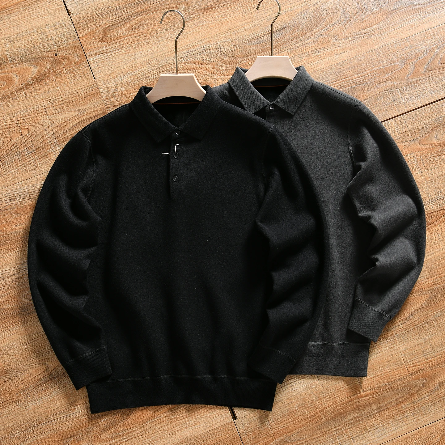 Men's Business Casual Long Sleeve  Shirt Wool Blend Soft Skin-friendly Autumn Winter Fashion Polyester Acrylic Nylon