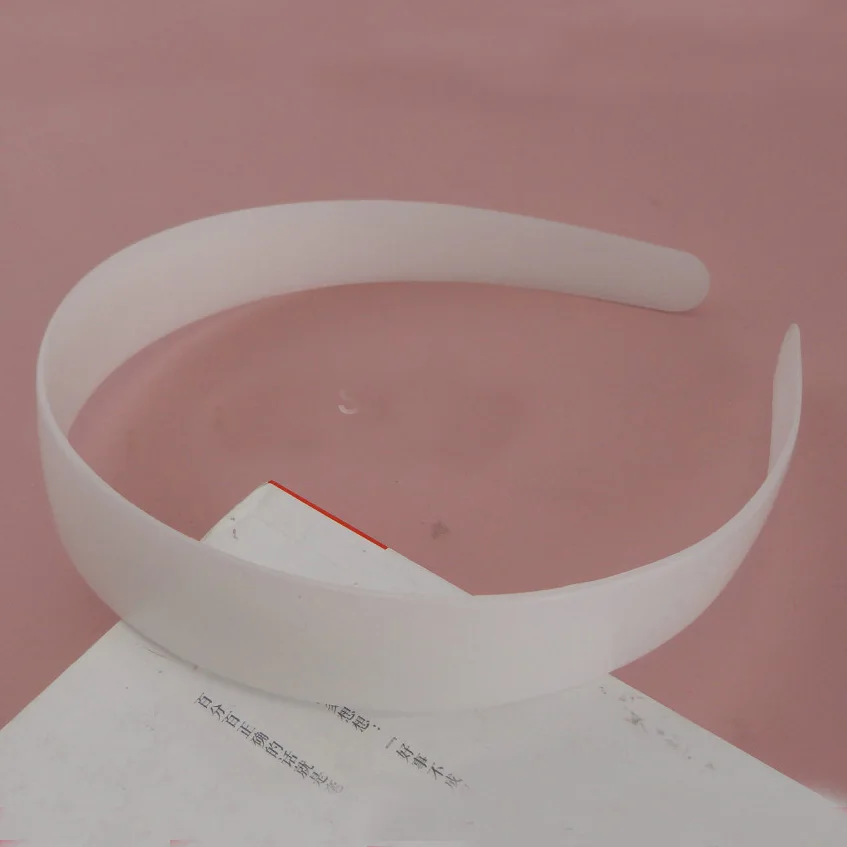 10PCS 1.5cm 2cm 2.5cm 3cm White Arched Plastic Hair Headband No Teeth Plain Hair Hoops Hairbands For DIY Women Hair Accessories