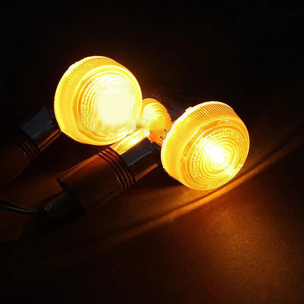 Bullet Tail Light Motorcycle Rear Turn Signal For Bobber Chopper Honda Shadow Kawasaki Suzuki Harley Bmw Yamaha Cruiser, Etc.