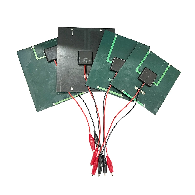 1PC Mini Solar Panel 5V 6V 12V 145mA 330mA 500mA +Tiger Clip DIY Power Solar System Board Rechargeable Lithium Battery - Image 2