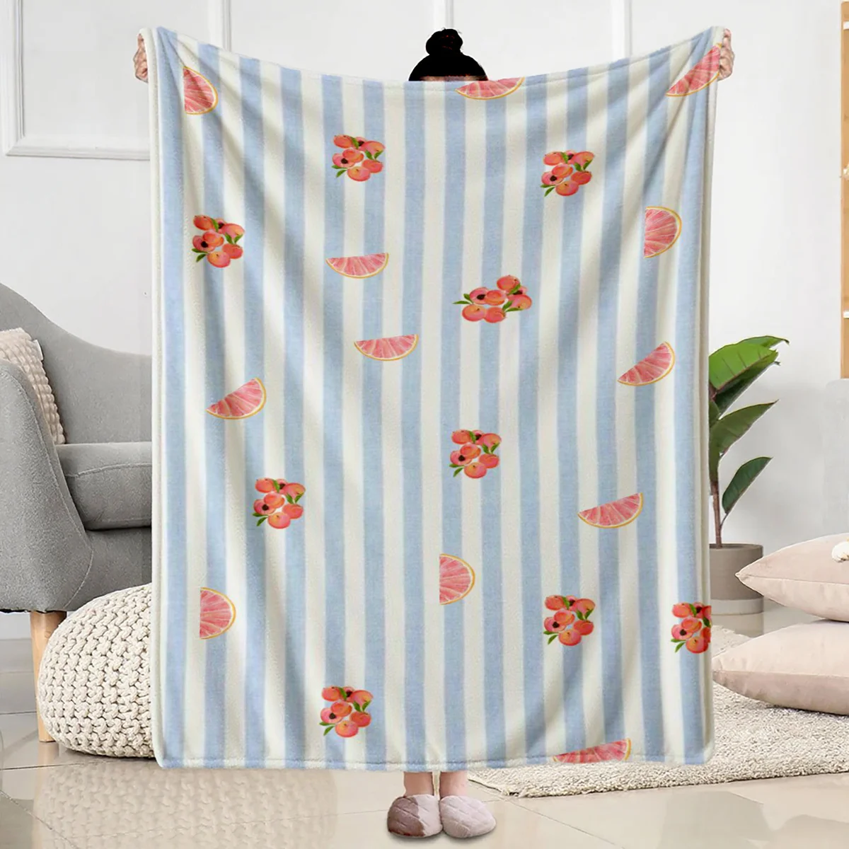 Aesthetic Sardines Tin Blanket Cozy Plush Couch Throw Cover Soft Bed Decorative Nap Blanket For All Season Home Decor