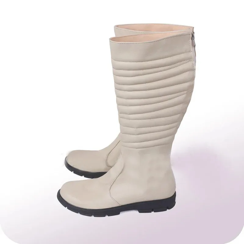 

2025 11, новая обувь Hope для женщин и мужчин, Luke Skywalker, потому что белые модные ботинки в стиле аниме для косплея