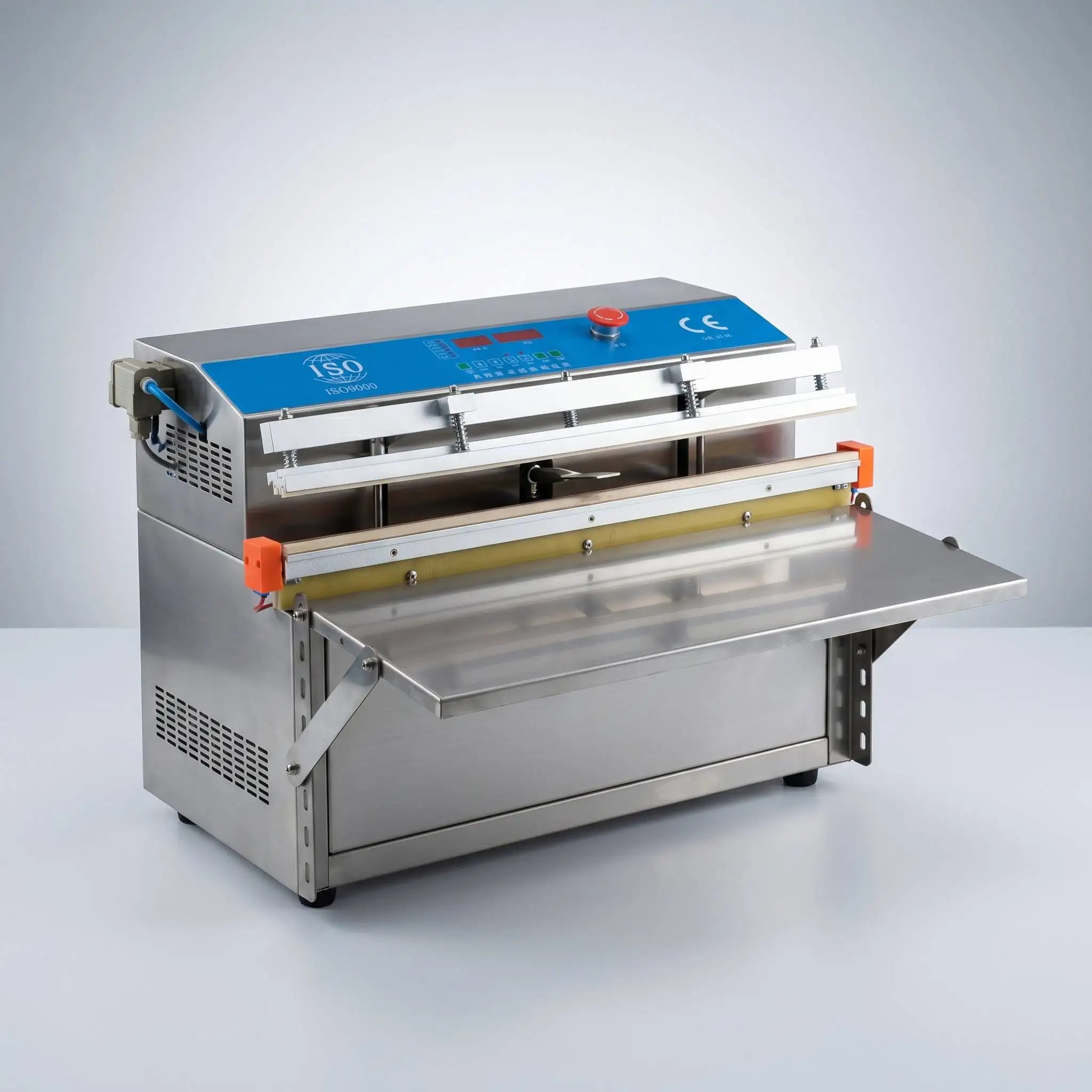 Heavy Duty Automatic Vacuum Packing Machine Desktop 600mm External Electric Pump 0.36KW Stainless Steel for Food Cans Foil Pro