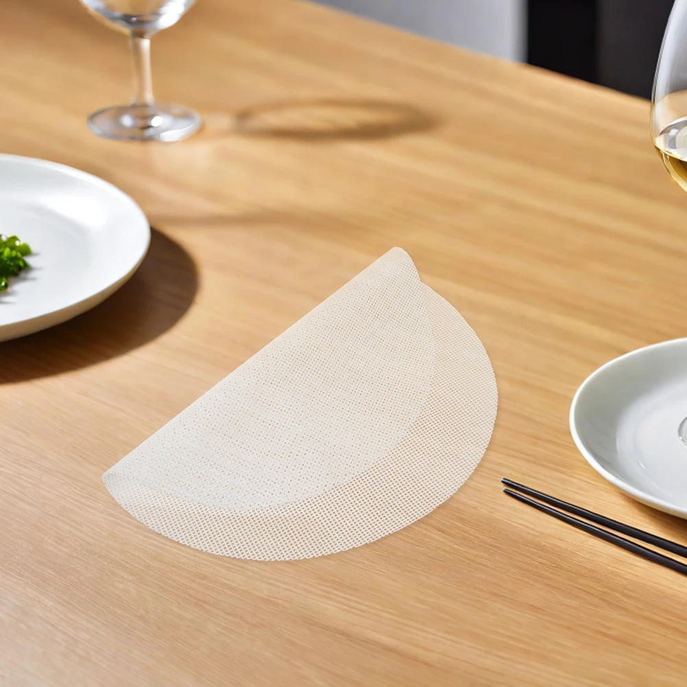 

40Pcs Non-Stick Reusable Silicone Steamer Liners Round Mats for Dumplings Vegetables Baking Heat Resistant Kitchen Accessories