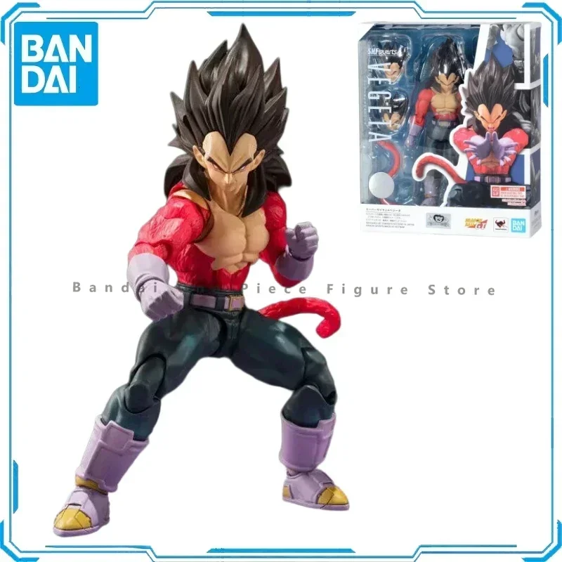 

В наличии оригинальная фигурка SHF Bandai Dragon Ball GT Super Saiyan 4 Vegeta Goku SS4, анимационная игрушка, подарочная модель, коллекционная хобби