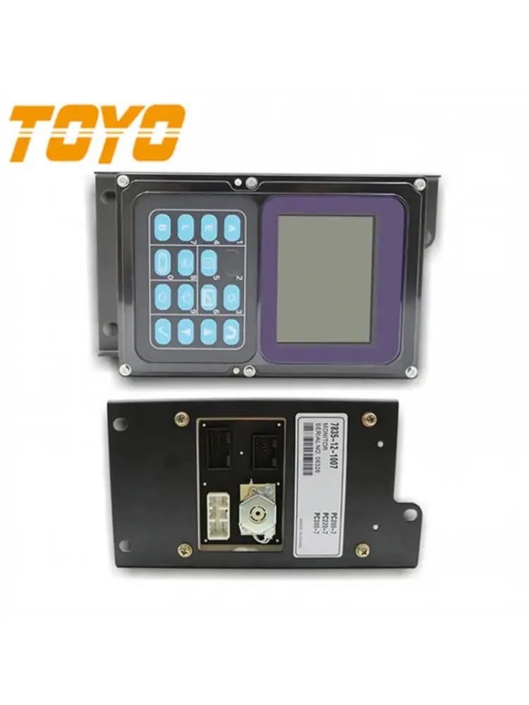토요엠 부품 PC200-7 토요모니터 패널 디스플레이 화면 7835-12-3007 코마츠용 토요굴삭기 부품
