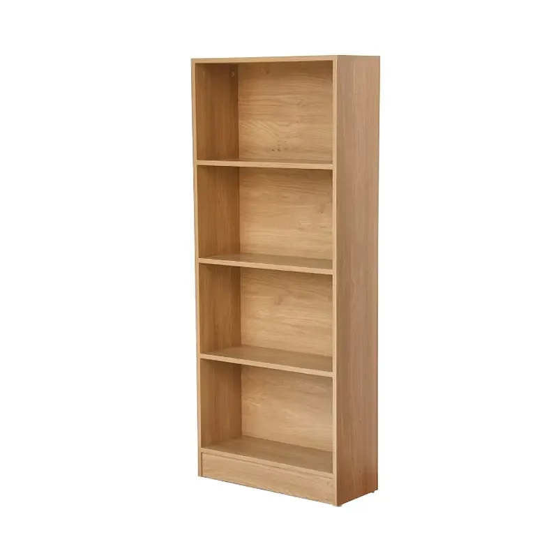 Custom 5 Layer Wooden Bookshelf Modern Home Storage Rack Apartment Warehouse Shelf