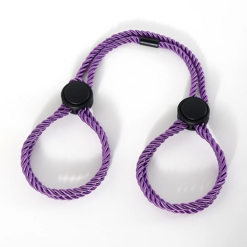 Men And WomenFetish Slave Role Play Bondage Touch Hondage Fun Accessories of Silk Rope Handcuffs Leg Cuffs Multifunctional