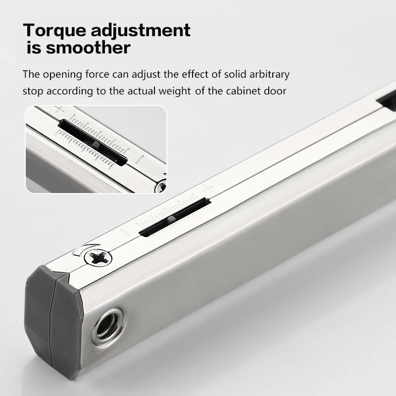 Flip-up Door Support Rod Cabinet Door Buffering Random Stop Hydraulic Rod Hanging Cabinet Adjustable Pneumatic Rod Hardware