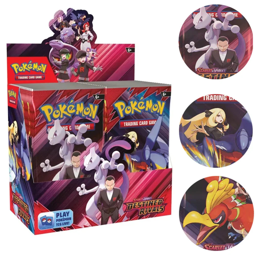 30Pcs/A box Pokemon Card Prismatic 151 Evolutions English Booster Battle Pokémon Card Game Carte Trading Collection Cards
