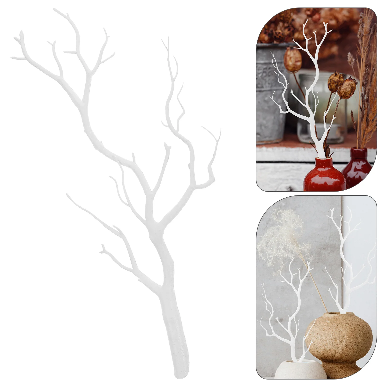 

2pcs Artificial Branches Natural WhiteBranches for Vase Decor Tall Birch Branches For Decoration Plant Filler Home
