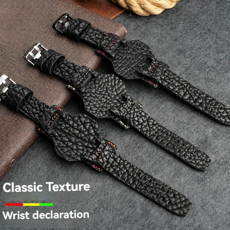 حزام جلدي بديل لـ Casio G-SHOCK Mudmaster GWG-B1000 5713 |   تعديل تصميم صينية |   خمر نمط بيسون الجلد ووتش