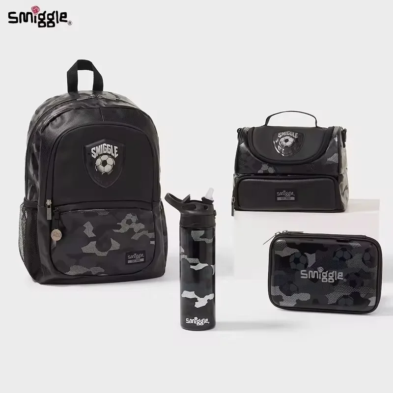 Hot Genuine Australia Smiggle Children Study Stationery Student School Bag Lunch Bag Pen Box Water Cup Anime Backpack Study Gift