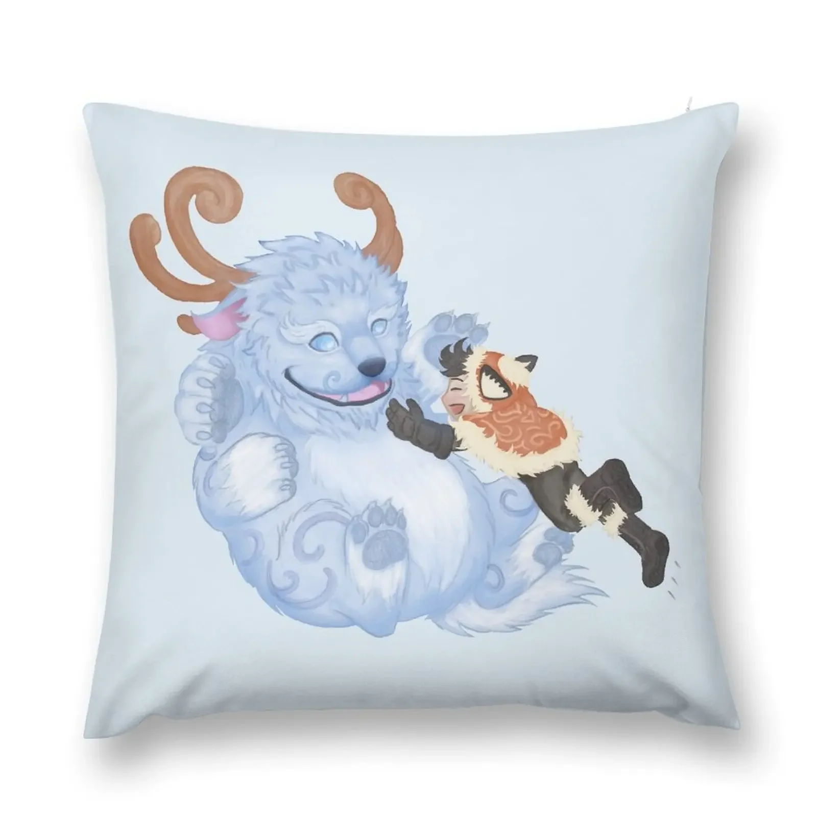 Nunu and Willump! Throw Pillow luxury decor Cushion Child Sofa Decorative Covers pillow