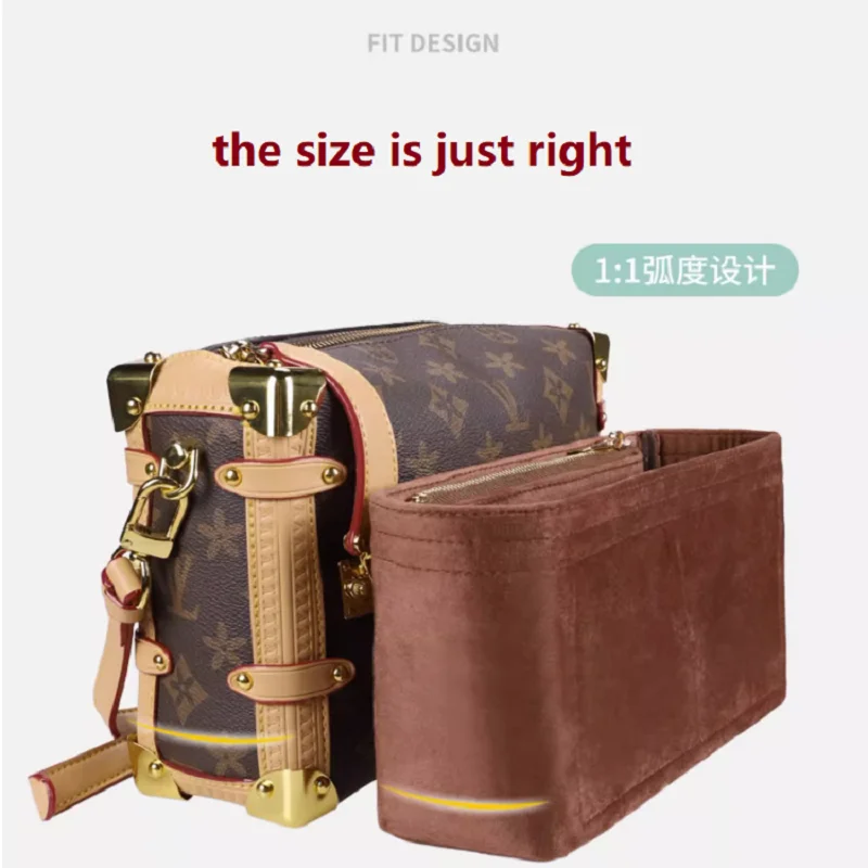 【Soft and Light】Bag Organizer Insert For LV Side Trunk PM MM Organiser Divider Shaper Protector Compartment Inner