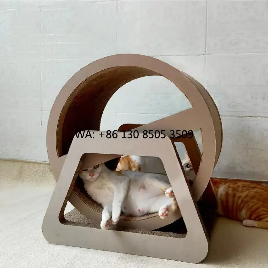 Multi-size Corrugated Cat Scratching Board Thickened Ferris Wheel Cat Grinding Claw Sleeping Nest Pet Rest House Furniture