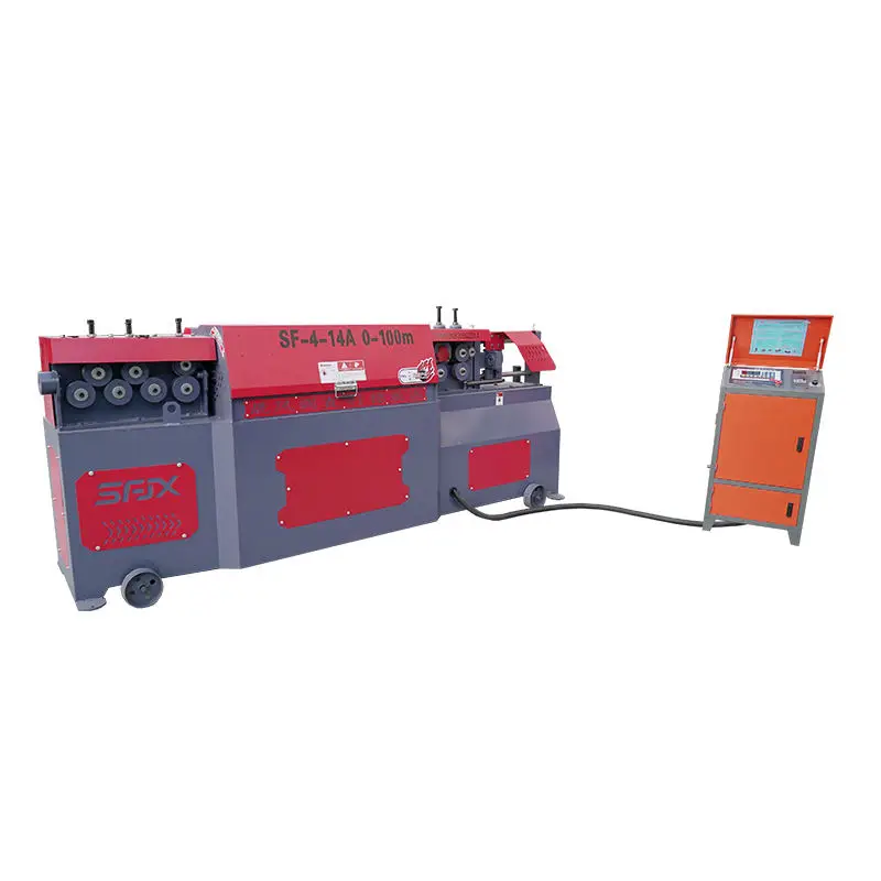 GT4-14 CNC Hydraulic Frequency Conversion Steel Bar Straightening Cutting Machine Used 15kw 220/380/415V 1 Year Warranty