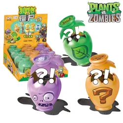 12PCS Plants VS Zombies 2 Crock Pot Surprise Box Set Toys Peashooter SunFlower Pirate Captain Zombie Game Figure Model Fans Toys