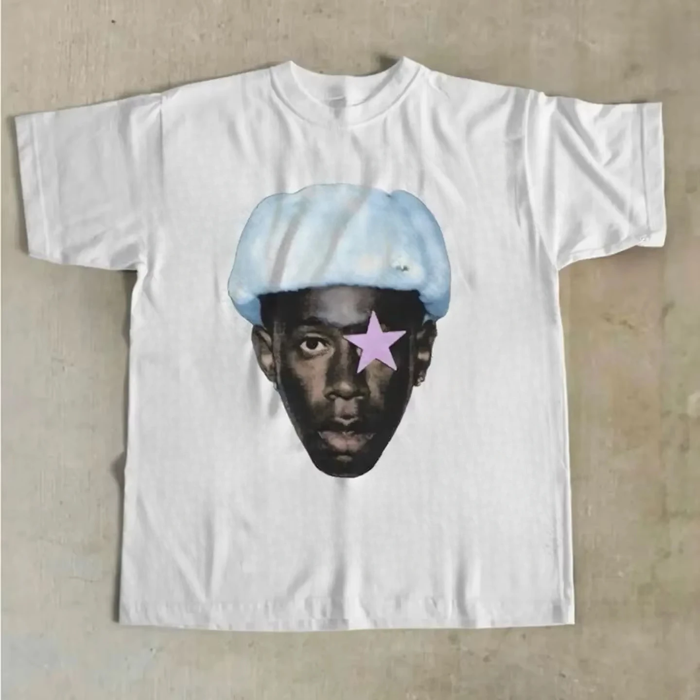 Retro Trend Portrait 2025 Tyler The Creator Tshirt Summer Streetwear Tee Men Women Top Casual Harajuku Y2K Hip Hop Rapper Singer