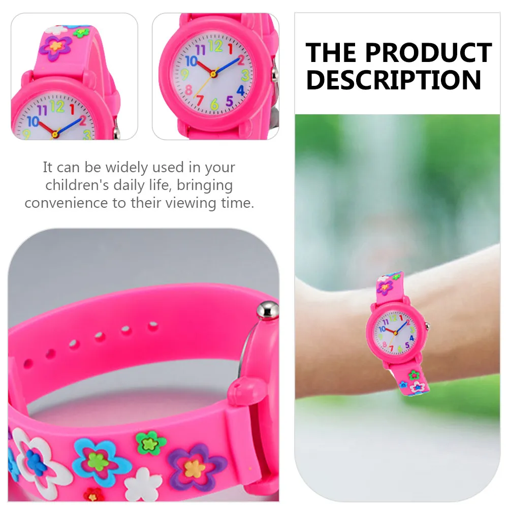 

1 шт., милые детские наручные часы, водонепроницаемые детские наручные часы, тонкая работа, гладкая текстура, удобная посадка, идеальный подарок для ребенка