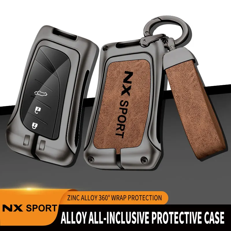 For Lexus NX Remote Protector Zinc Alloy Car Key Holder NX350h NX260 NX200 NX300h Lexus Key Case Car Accessories