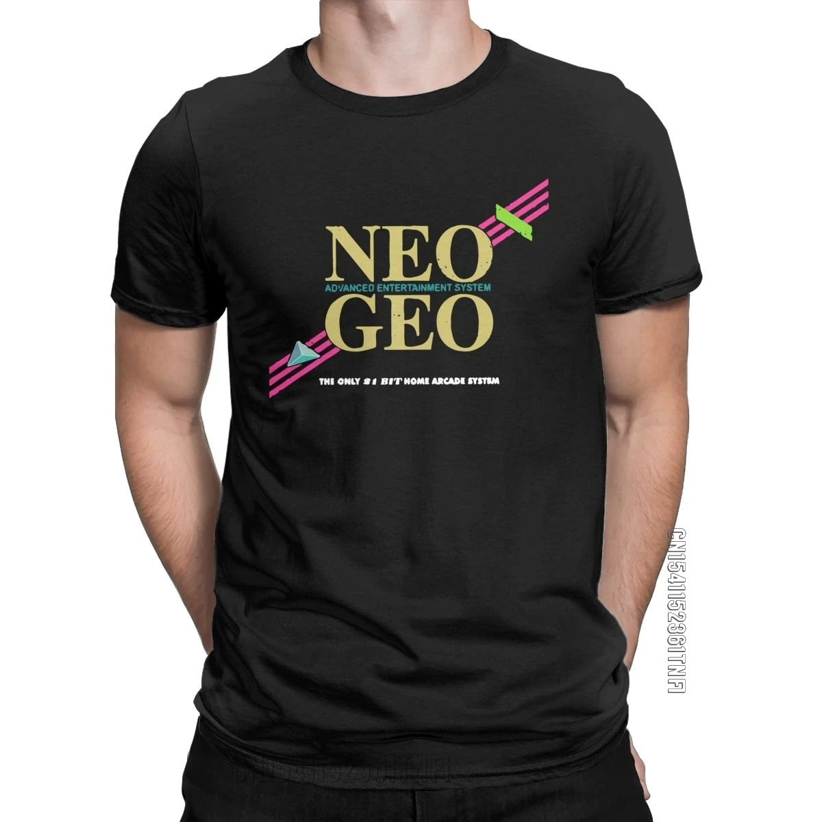 AES T Shirt For Men 100% Cotton Leisure T-Shirts O Neck Neo Geo Snk Tee Shirt Classic Short Sleeve Clothes 2XL 3XL