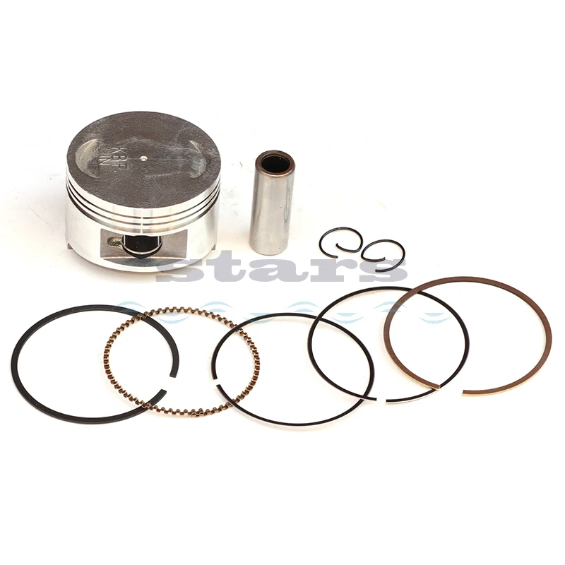 57.4mm Motorcycle Piston Ring Assembly for GY6 150cc 157QMJ ATV Go Kart Moped & Scoote Engine Accessory