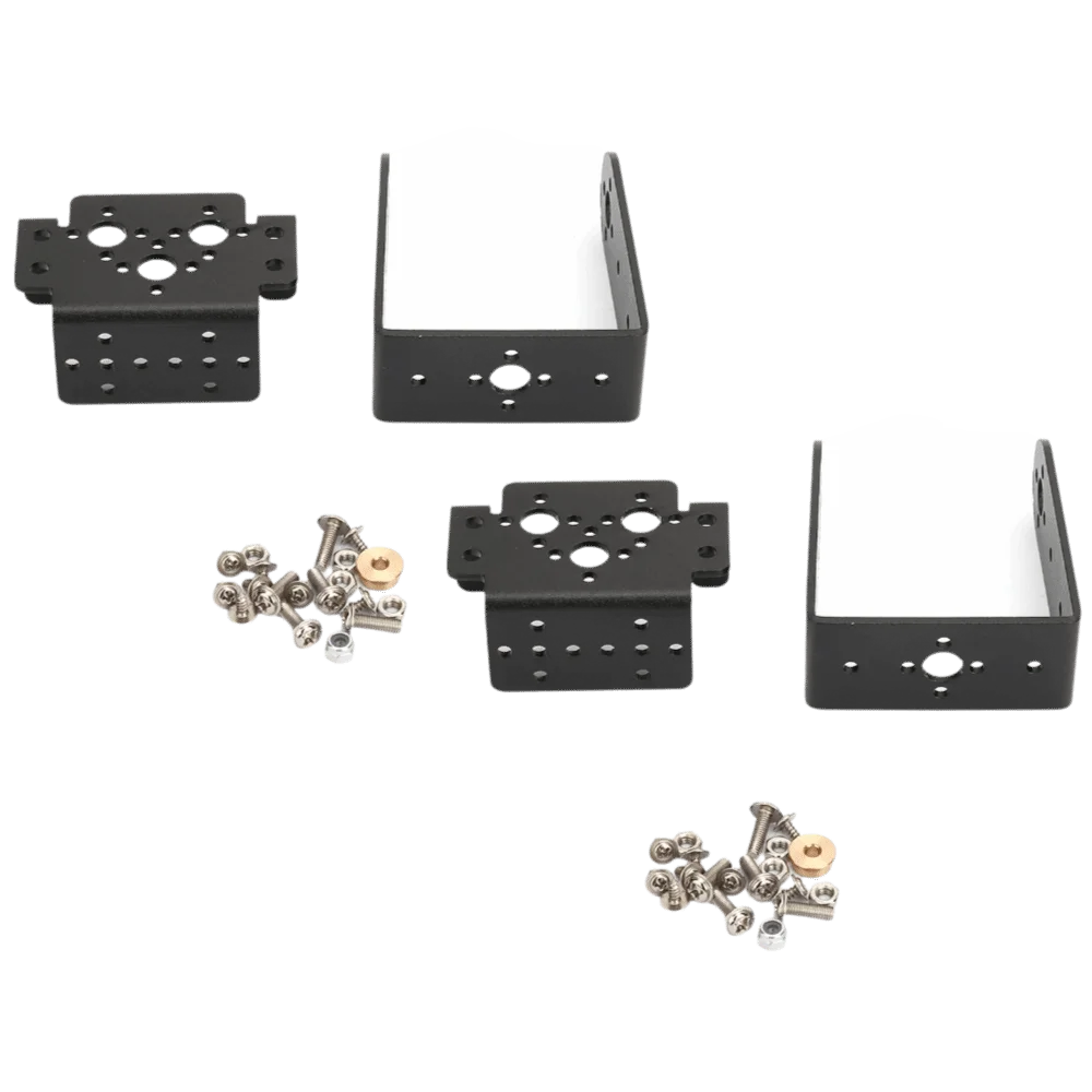 2 sets 2 DOF Servo Mount Bracket Multifunction Short Design Sensor Mount Kit Retail Packaging Robot Accessories Kit For Robot