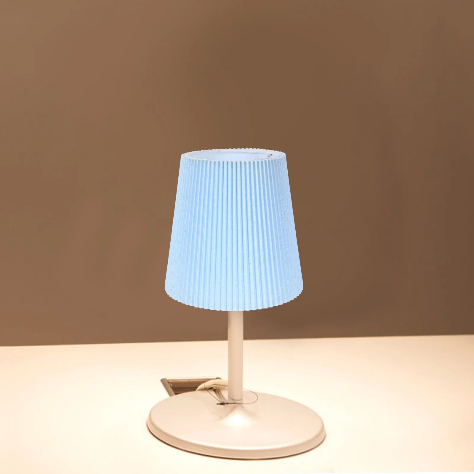 Cloth Art Lampshade Soft Fabric and Iron Minimalist Floor Table Lamp Shade Replacement Decorative Lighting Fixture Accessory