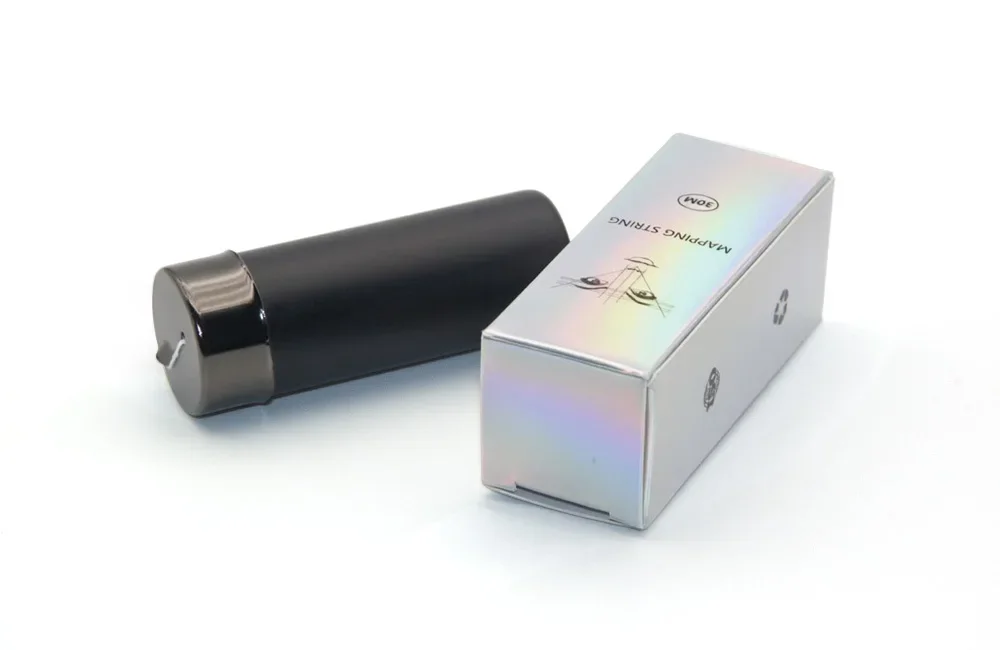 

1PCS 30M Metal Can Semi-Permanent Pre-Inked Mapping String for Eyebrow Position Line Ruler Tattoo Measuring Tool Microblading