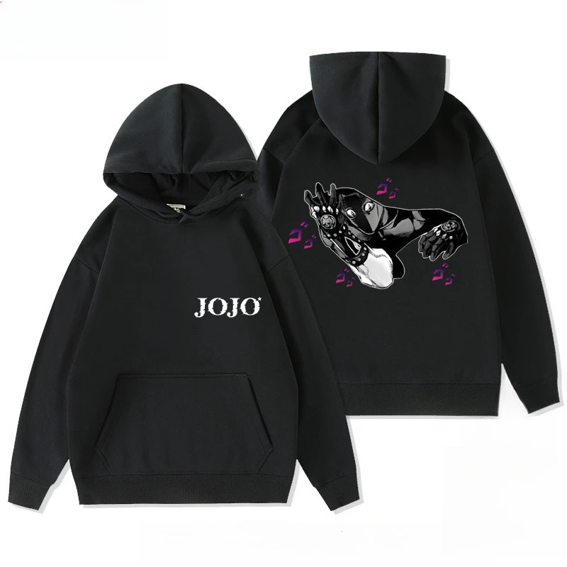 

New JOJO's Fantastic Adventure Golden Wind Anime Vintage Fashion New Hot Autumn and Winter Hoodie Sweater Men's Loose Cotton