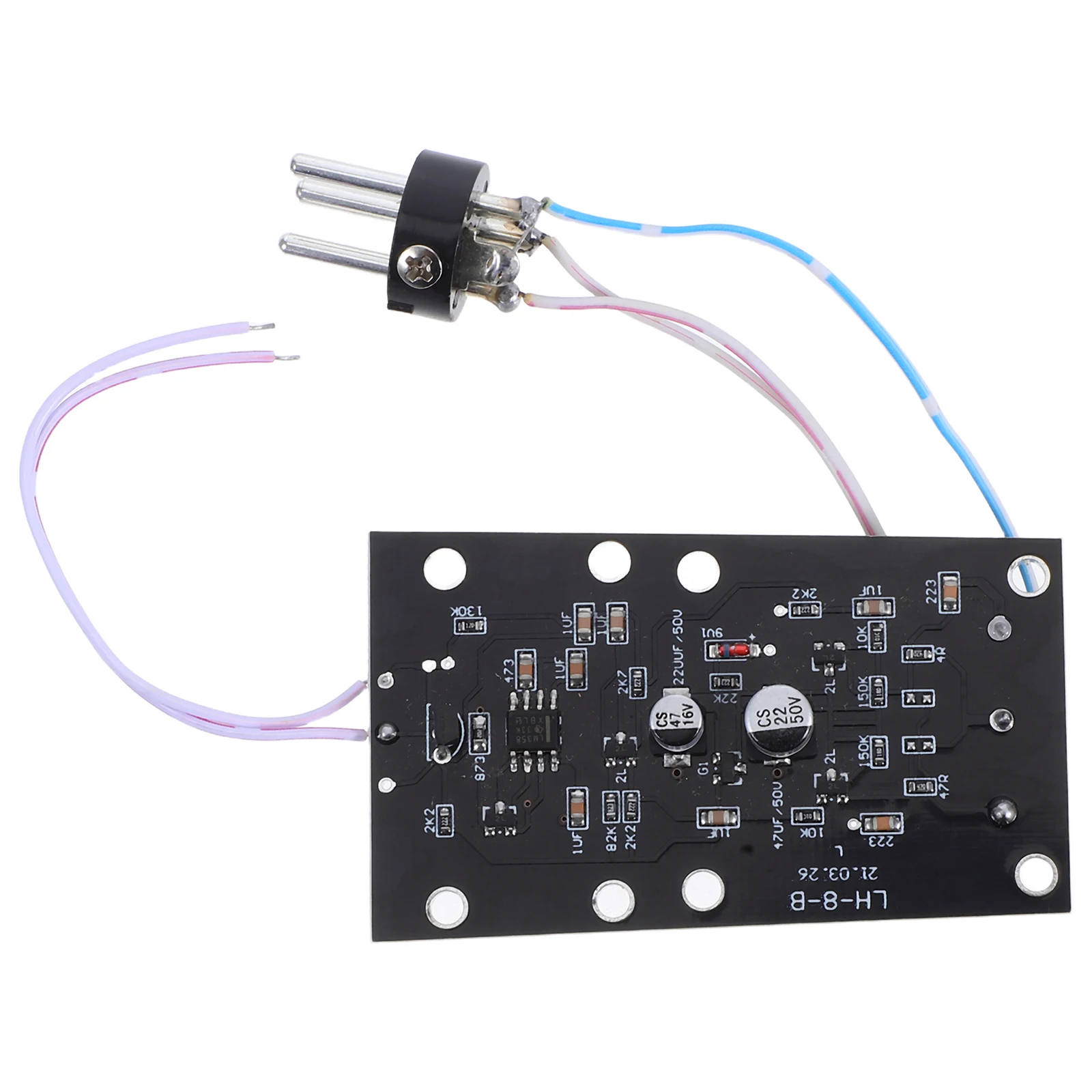 

High Precision Microphone Circuit Board Replacement Module Condenser Mic Repair Durable Noise Reduction Component DIY Wiring