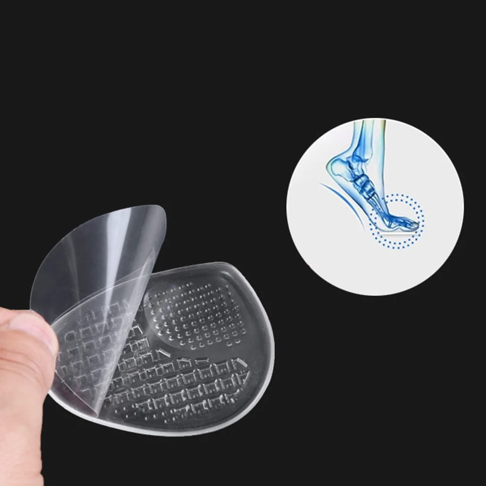 

High Heels Shock Absorbing Pad Shoe Insoles Gel Thicken for Shoes Forefoot Miss
