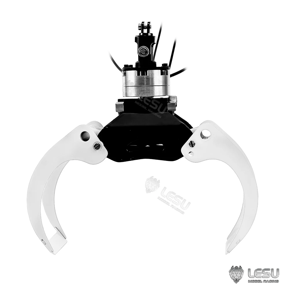 LESU RC Onderdelen Hydraulische Houten Klem Geschilderd Speelgoed voor 1/14 Schaal RC Houtkraan Afstandsbediening Vrachtwagen Auto DIY Model Accessoires